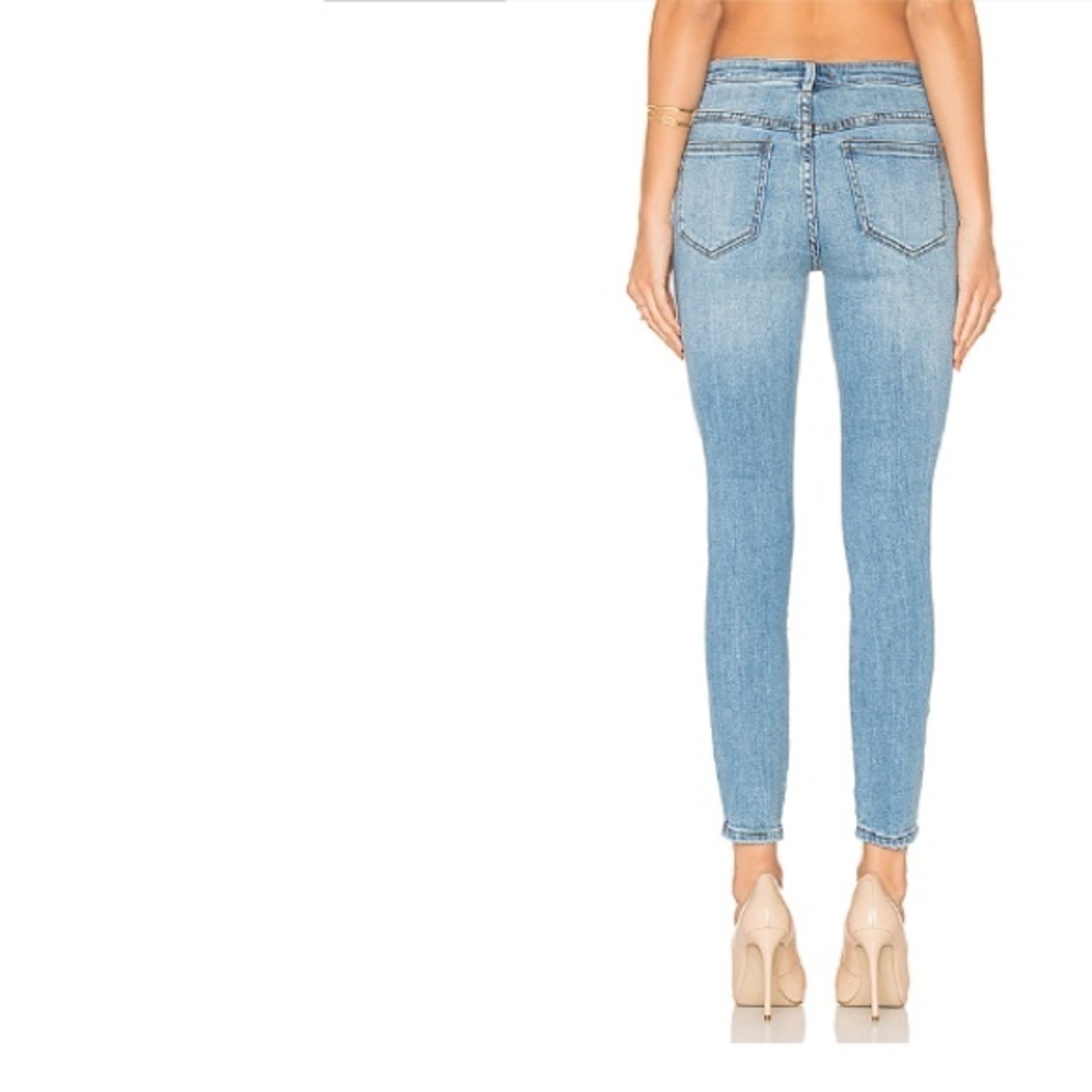 [FP] Light Wash High Rise Skinny Jeans